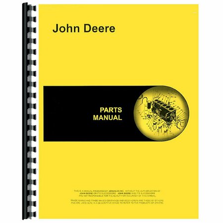 AFTERMARKET Parts Manual Fits John Deere 4 Forklift Attachment RAP13122013